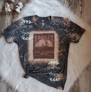 New Bleach Distressed Eagles Tee